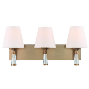 Bathroom Fixtures Three Lights by Crystorama ( 60 | RAM-A3403-VG Ramsey ) 