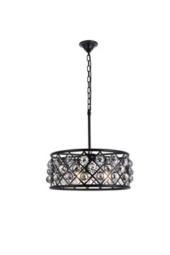 Mini Chandeliers Drum Shade by Elegant Lighting ( 173 | 1214D20MB-SS/RC Madison ) 