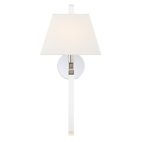 Sconces Single Candle by Crystorama ( 60 | REN-261-PN Renee ) 