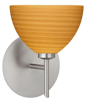 Sconces Single Glass by Besa ( 74 | 1SW-4679OK-SN Brella ) 