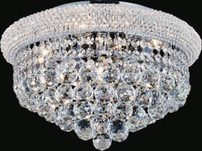 Flush Mounts Drum Shade by CWI Lighting ( 401 | 8001C18C Empire ) 
