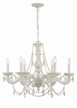 Mid. Chandeliers Candle by Crystorama ( 60 | 5026-AW-CL-MWP Paris Market ) 