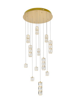 Pendants Glass Down by Elegant Lighting ( 173 | 3500D24G Polaris ) 