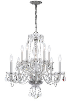 Mid. Chandeliers Candle by Crystorama ( 60 | 5080-CH-CL-MWP Traditional Crystal ) 