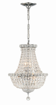 Mini Chandeliers Empire/Basket by Crystorama ( 60 | ROS-A1006-CH-CL-MWP Roslyn ) 