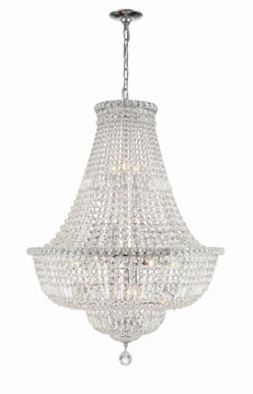Mid. Chandeliers Empire/Basket by Crystorama ( 60 | ROS-A1015-CH-CL-MWP Roslyn ) 