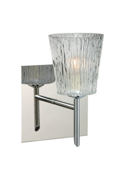 Sconces Single Glass by Besa ( 74 | 1SW-512500-CR-SQ Nico ) 