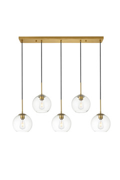 Linear/Island 4 Light + by Elegant Lighting ( 173 | LD2228BR BAXTER ) 