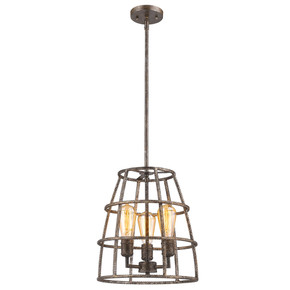 Mini Chandeliers Open Frame by Acclaim Lighting ( 106 | IN21345AS Rebarre ) 