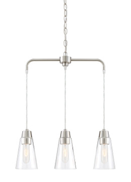 Linear/Island 3 Light Bar by Designers Fountain ( 43 | 87883-SP Echo ) 