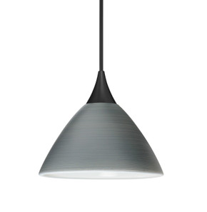Mini Pendants Glass Down by Besa ( 74 | 1XC-1743TN-BK Besa Domi Pendant ) 