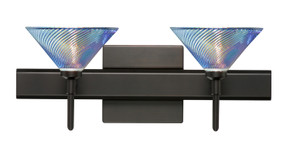 Bathroom Fixtures Two Lights by Besa ( 74 | 2SW-550493-BR-SQ Kona ) 