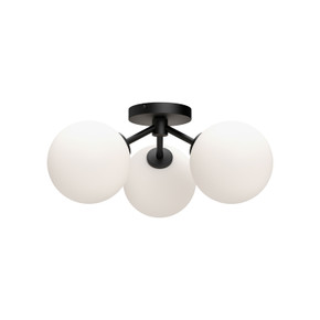 Semi-Flush Mts. Cage by Alora ( 452 | SF549315MBOP Cassia ) 