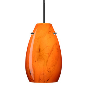 Mini Pendants Glass Down by Besa ( 74 | 1JC-4126HB-BK Besa Pera 9 Pendant ) 