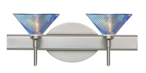 Bathroom Fixtures Two Lights by Besa ( 74 | 2SW-550493-SN Kona ) 