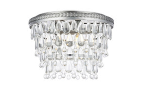 Flush Mounts Glass Down by Elegant Lighting ( 173 | 1219F15AS/RC Nordic ) 
