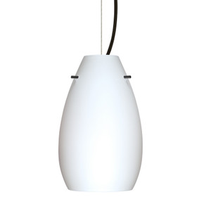 Mini Pendants Glass Down by Besa ( 74 | 1KX-412607-LED-BK Besa Pera 9 Pendant ) 