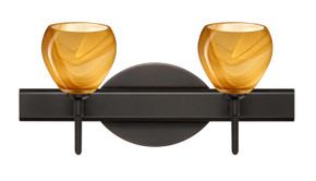 Bathroom Fixtures Two Lights by Besa ( 74 | 2SW-5605HN-BR Tay Tay ) 