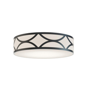 Flush Mounts Drum Shade by AFX Lighting ( 162 | LAKF24LAJUDBK-MS Lake ) 