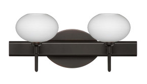 Bathroom Fixtures Two Lights by Besa ( 74 | 2SW-561207-BR Lasso ) 