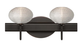 Bathroom Fixtures Two Lights by Besa ( 74 | 2SW-5612GL-BR Lasso ) 
