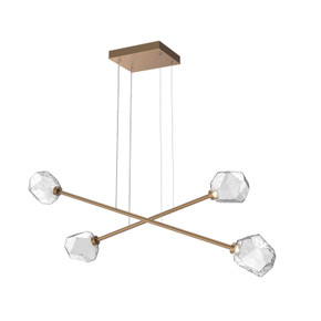 Linear/Island 2 Light Bar by Hammerton Studio ( 404 | PLB0039-M2-NB-C-CA1-L3 Gem ) 