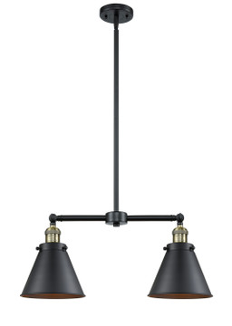 Linear/Island 2 Light Bar by Innovations ( 405 | 209-BAB-M13-BK-LED Franklin Restoration ) 