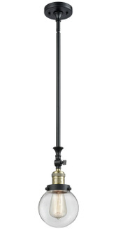Mini Pendants Glass Down by Innovations ( 405 | 206-BAB-G202-6-LED Franklin Restoration ) 