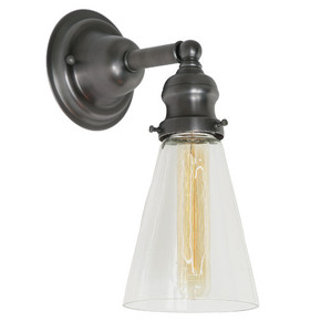 Sconces Single Glass by JVI Designs ( 261 | 1210-18 S10 Union Square ) 
