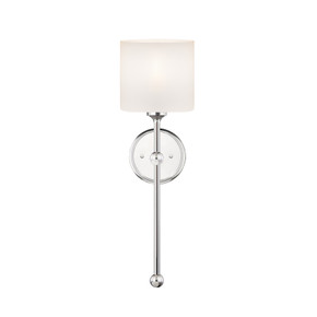 Sconces Drum Shade by Justice Designs ( 102 | FSN-4331-OPAL-CROM Fusion ) 