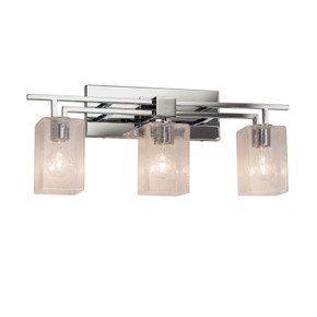 Bathroom Fixtures Three Lights by Justice Designs ( 102 | FSN-8703-15-SEED-CROM-LED3-2100 Fusion ) 