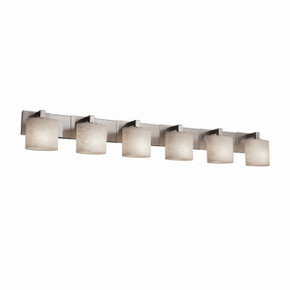 Bathroom Fixtures Five+Lights by Justice Designs ( 102 | CLD-8926-30-NCKL-LED6-4200 Clouds ) 