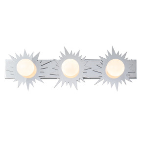 Bathroom Fixtures Three Lights by Lucas + McKearn ( 175 | BB90417PC-3 Soleil ) 