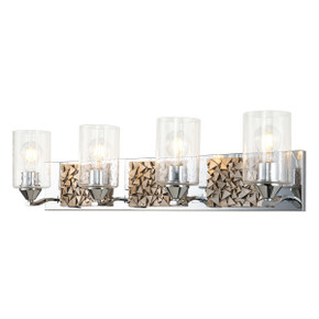 Bathroom Fixtures Four Lights by Lucas + McKearn ( 175 | BB90586PC-4B1S Bocage ) 