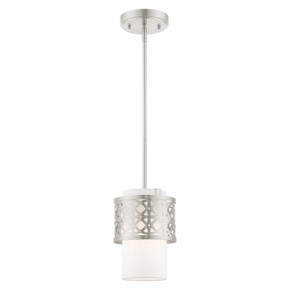 Mini Pendants Drum Shade by Livex Lighting ( 107 | 49861-91 Calinda ) 