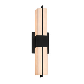 Bathroom Fixtures Cylindrical / Linear by Justice Designs ( 102 | CLD-9051-MBLK Clouds ) 