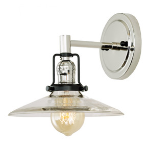Sconces Single Glass by JVI Designs ( 261 | 1223-15 S1 Nob Hill ) 