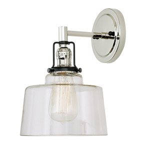 Sconces Single Glass by JVI Designs ( 261 | 1223-15 S14 Nob Hill ) 