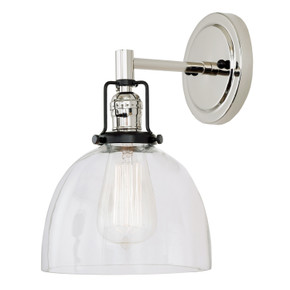 Sconces Single Glass by JVI Designs ( 261 | 1223-15 S5 Nob Hill ) 
