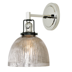 Sconces Single Glass by JVI Designs ( 261 | 1223-15 S5-MP Nob Hill ) 