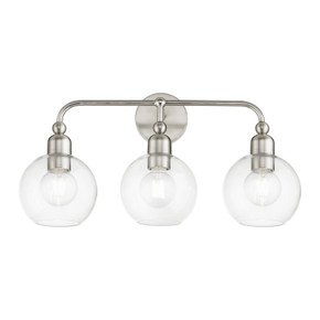 Bathroom Fixtures Three Lights by Livex Lighting ( 107 | 16973-91 Downtown ) 
