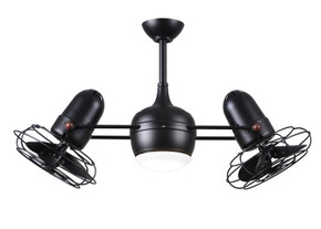 Fans Damp Location by Matthews Fan Company ( 101 | DGLK-BK-MTL Dagny ) 