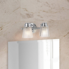 Bathroom Fixtures Two Lights by Lucas + McKearn ( 175 | BB-HUDSON2-PC Hudson ) 