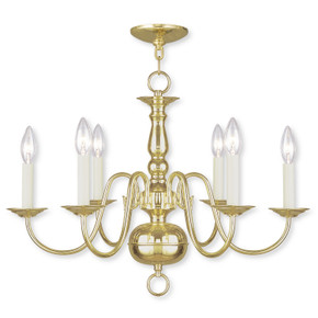 Mid. Chandeliers Candle by Livex Lighting ( 107 | 5006-02 Williamsburgh ) 