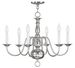 Mid. Chandeliers Candle by Livex Lighting ( 107 | 5006-35 Williamsburgh ) 