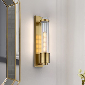 Sconces Single Glass by Lucas + McKearn ( 175 | BB-WELLINGTON-AB Wellington ) 