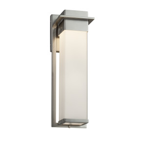 Exterior Wall Mount by Justice Designs ( 102 | FSN-7544W-OPAL-NCKL Fusion ) 