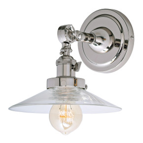 Sconces Single Glass by JVI Designs ( 261 | 1251-15 S1 Soho ) 