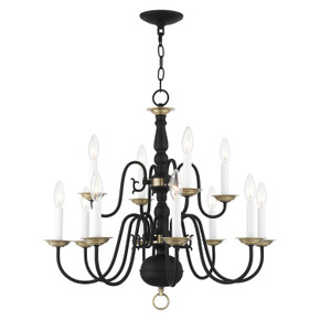 Mid. Chandeliers Candle by Livex Lighting ( 107 | 5012-04 Williamsburg ) 