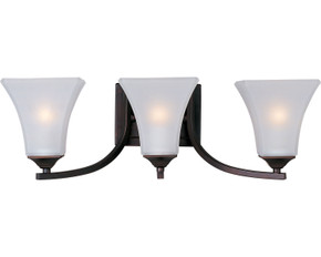 Bathroom Fixtures Three Lights by Maxim ( 16 | 20100FTOI Aurora ) 